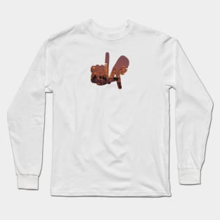 Medium LA Hands, Skyline v2 Long Sleeve T-Shirt